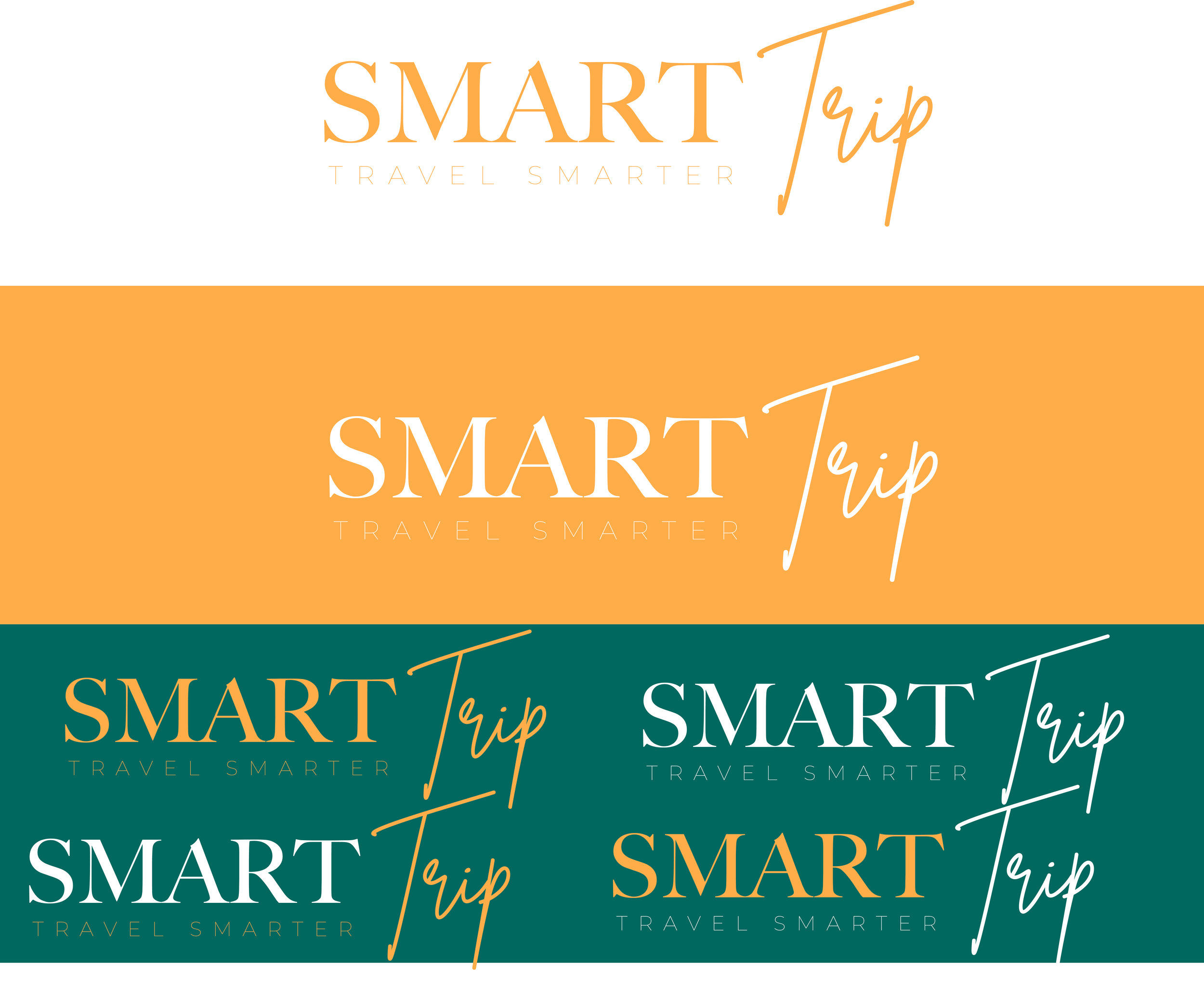 Smart Trips logo system